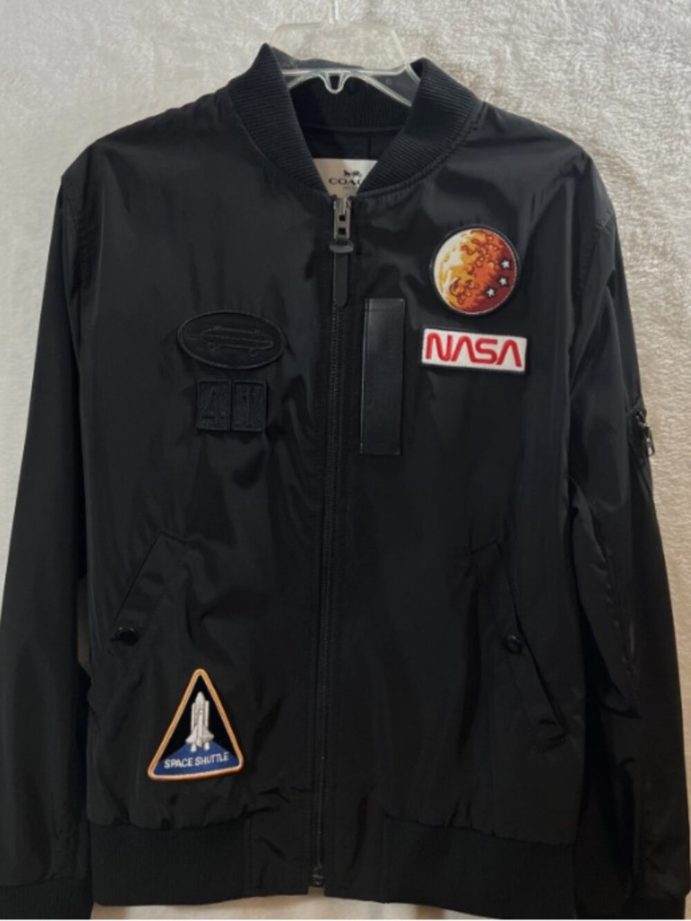Coach NASA Patch Bomber Jacket